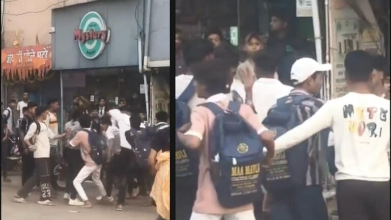 School Students Fight: वेलेंटाइन डे पर प्रेमिका के लिए झगड़ा, दो लड़कों के गुट आमने-सामने भिड़े