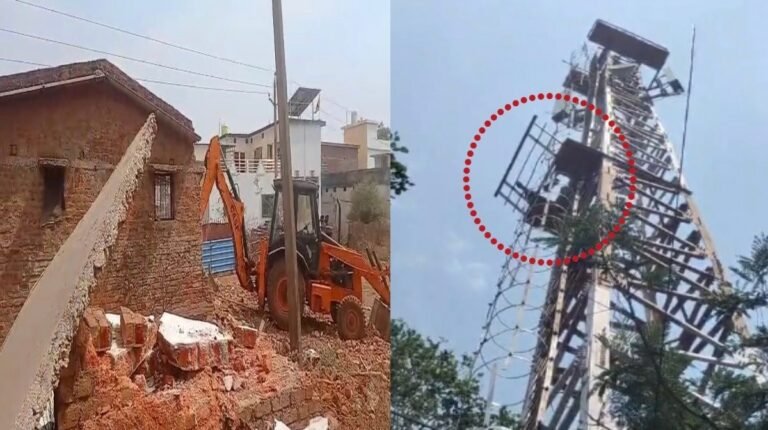 CG News : बुलडोजर एक्शन के बाद बेघर हुआ बुजुर्ग, न्याय की मांग लेकर चढ़ा हाइटेंशन टावर पर!