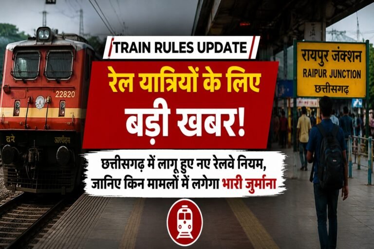 Train Rules Update: रेल यात्रियों के लिए बड़ी खबर! छत्तीसगढ़ में लागू हुए नए रेलवे नियम, जानिए किन मामलों में लगेगा भारी जुर्माना