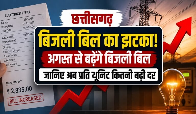 CG Electricity New Rates: अगस्त से बदलेगा बिजली बिल का हिसाब, देखें नई प्रति यूनिट दरें और पूरा टैरिफ