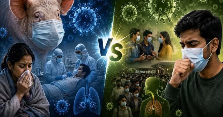 स्वाइन फ्लू और कोरोना एक साथ हो सकते हैं? जानें दोनों के लक्षण और बचाव के तरीके