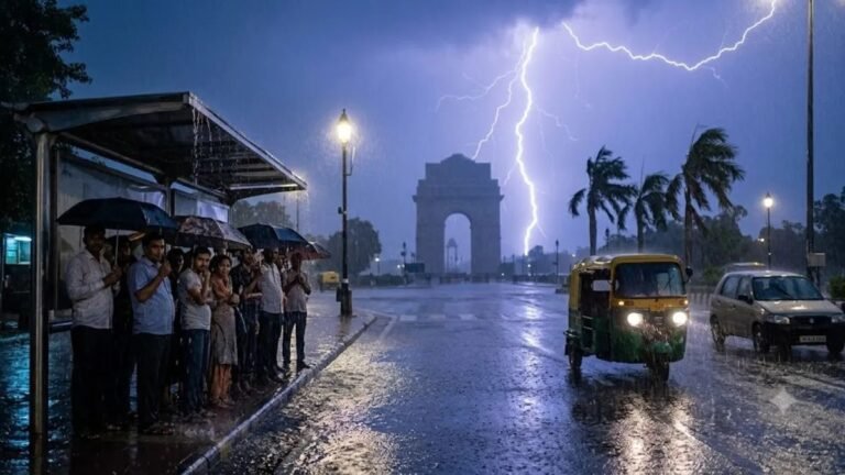 देश के कई हिस्सों में बिगड़ा मौसम, दिल्ली से महाराष्ट्र तक भारी बारिश और तेज हवाओं की चेतावनी