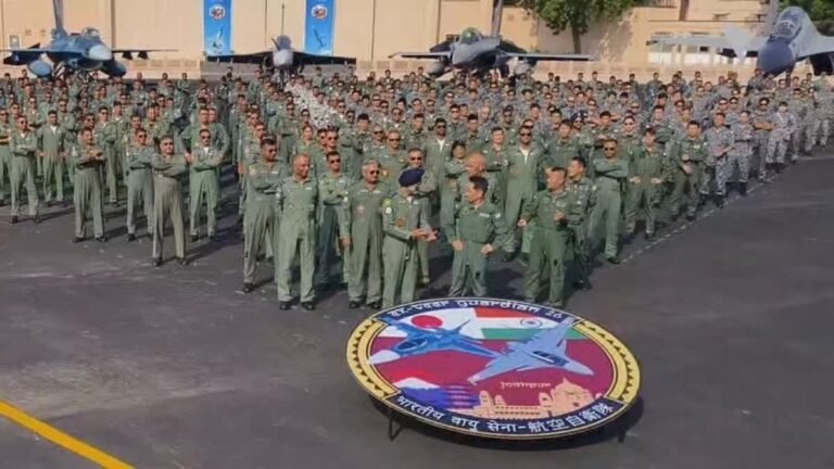 Veer Guardian 2026 In Jodhpur: जोधपुर के आसमान में गरजे सुखोई-30, राफेल और जापानी F-2, दिखी हवाई ताकत